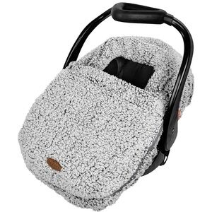 JJ Cole Cuddly Car Seat Cover Infant Unisex Gray Rear Facing Baby OSBB